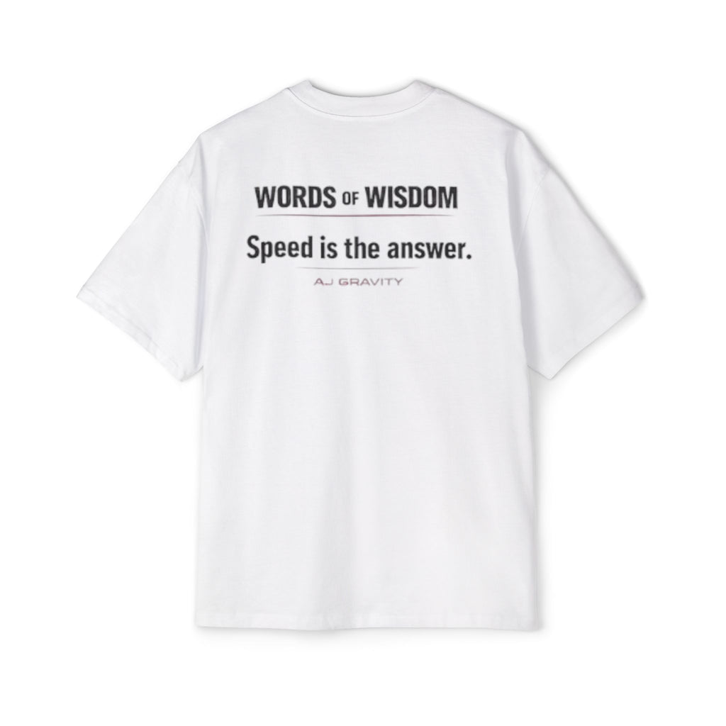 AJ GRAVITY, White tee speed is the answer